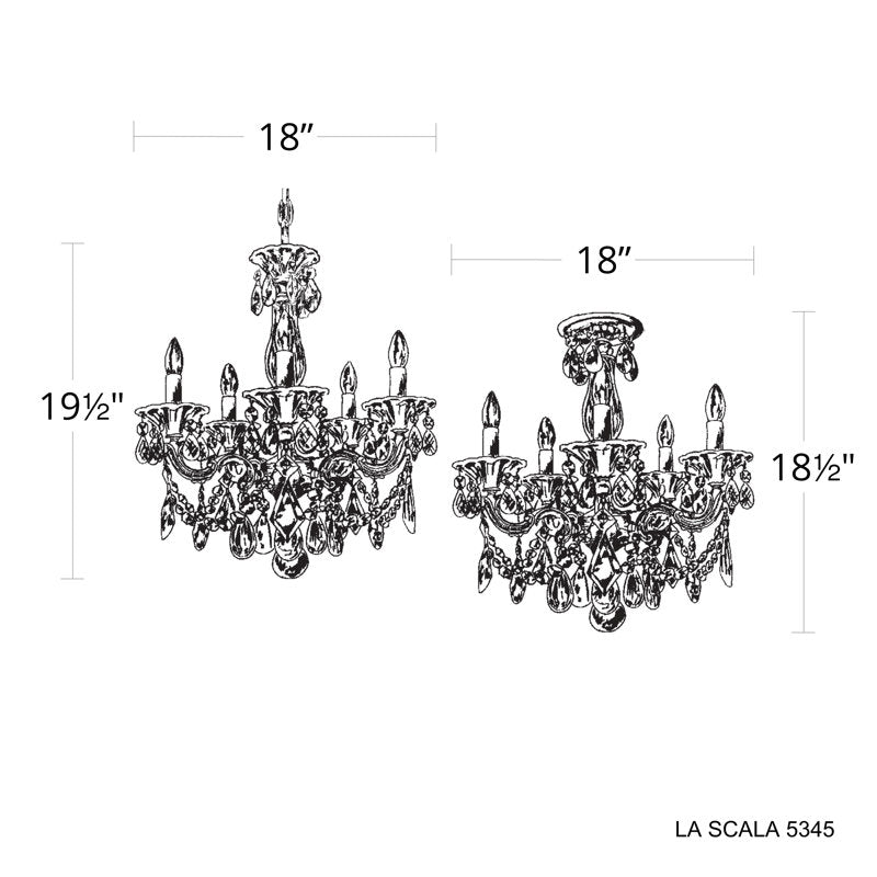 La Scala 5 - Light Chandelier