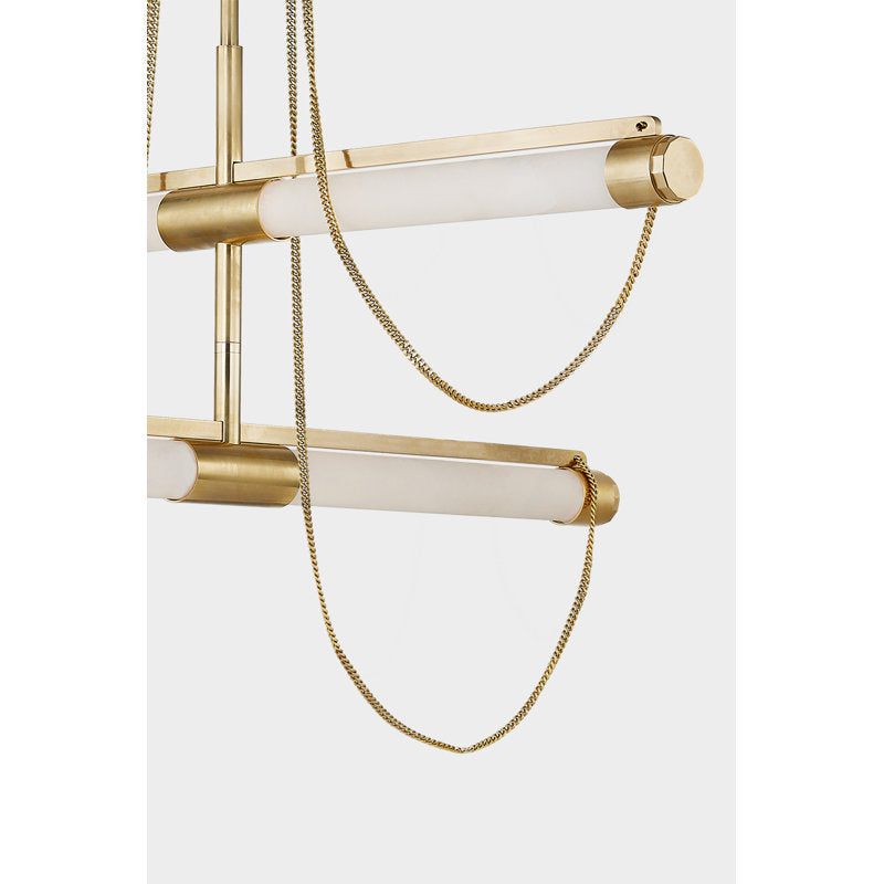 Lariat - Dimmable LED Cylinder Chandelier by Noz Nozawa for Corbett Lighting