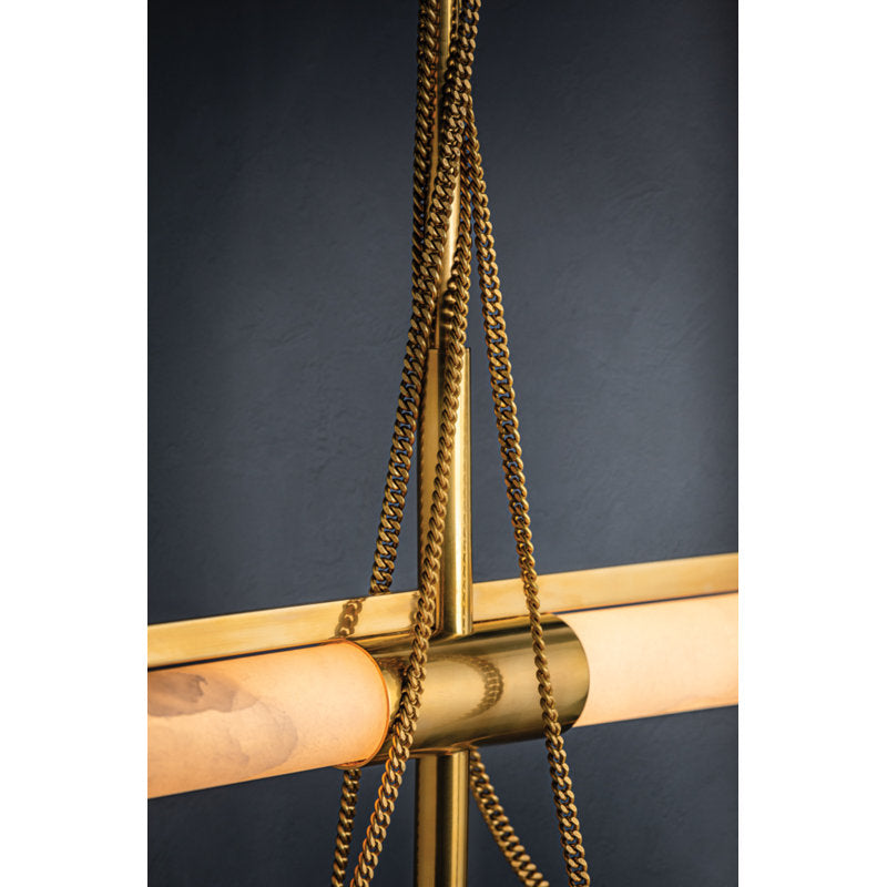 Lariat - Dimmable LED Cylinder Chandelier by Noz Nozawa for Corbett Lighting