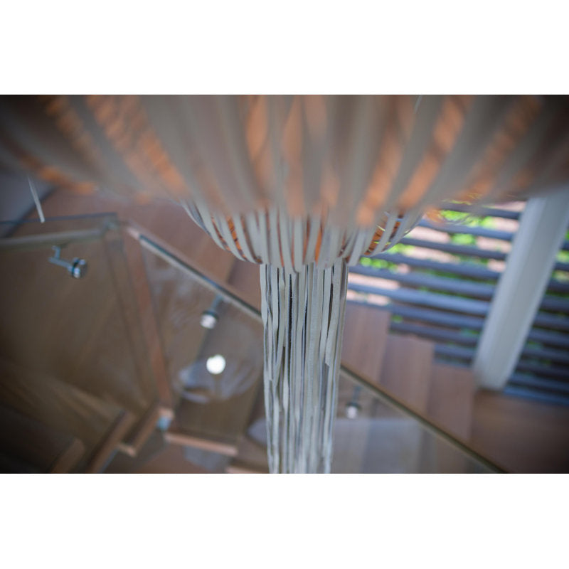 Leather Fringe Chandelier