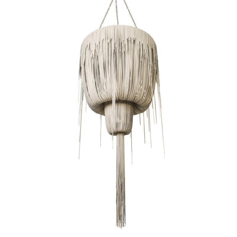 Leather Fringe Chandelier