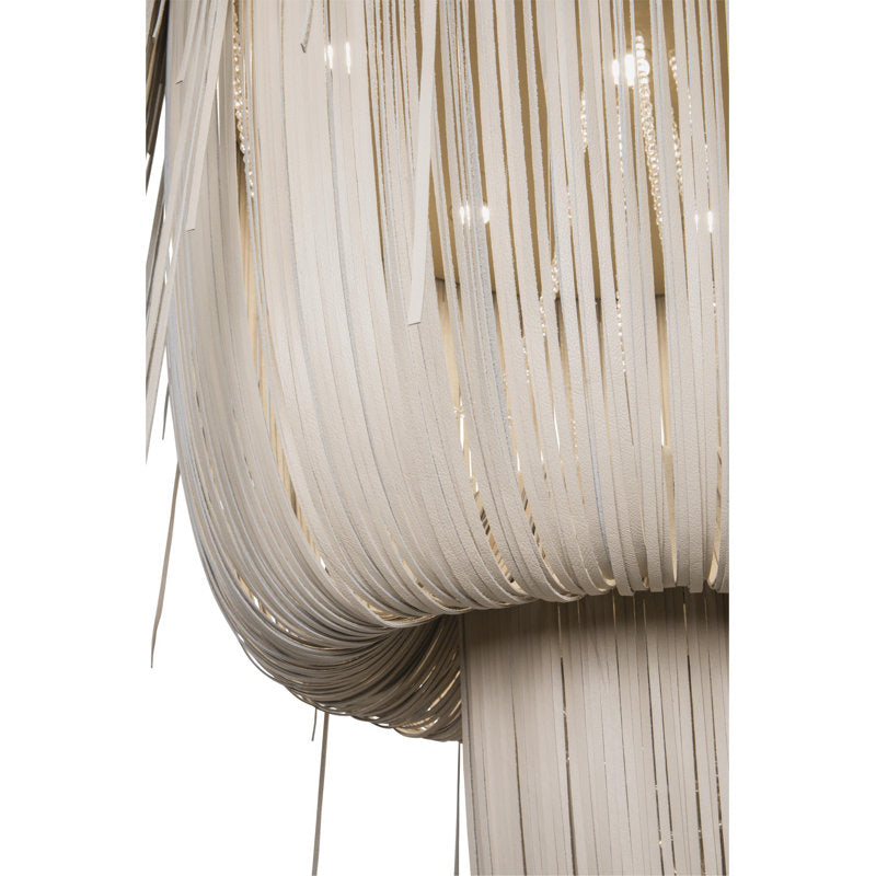 Leather Fringe Chandelier