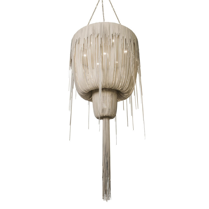 Leather Fringe Chandelier