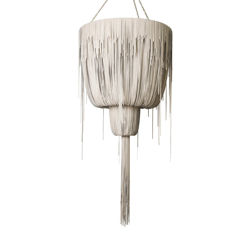 Leather Fringe Chandelier