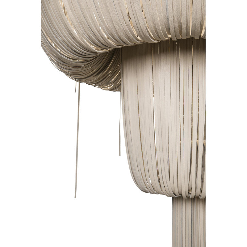 Leather Fringe Chandelier