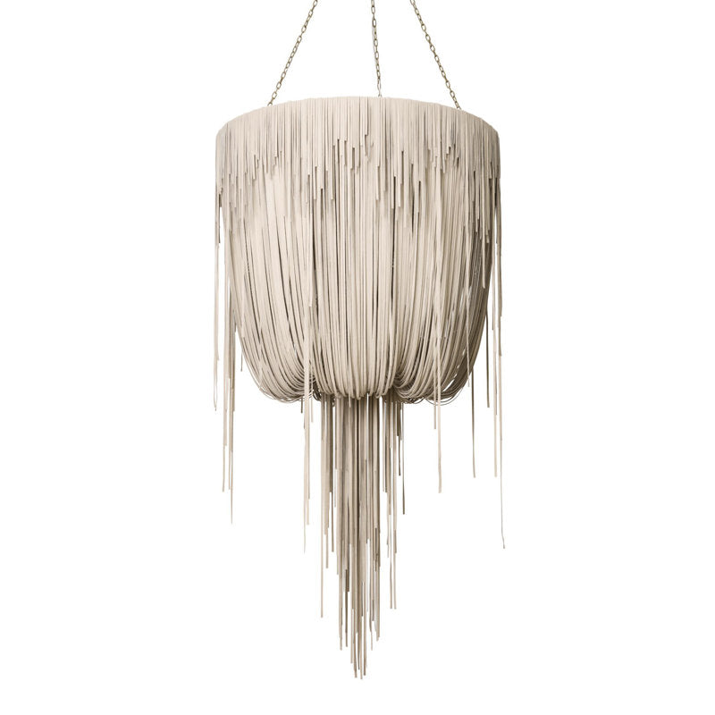 Leather Fringe Chandelier