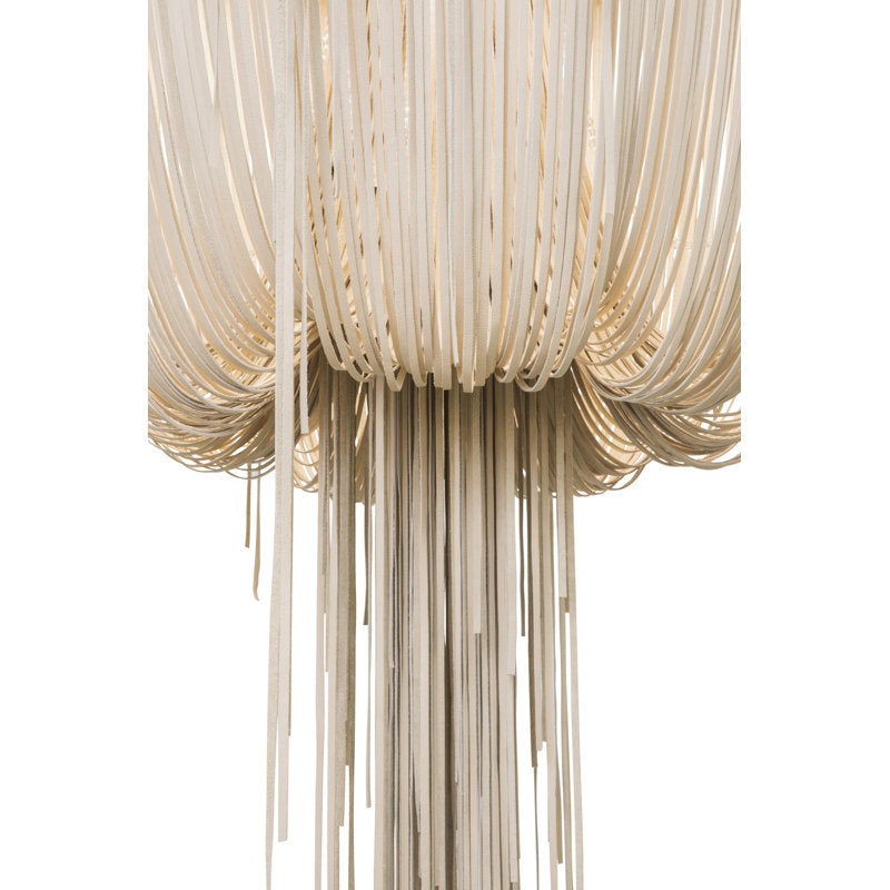 Leather Fringe Chandelier