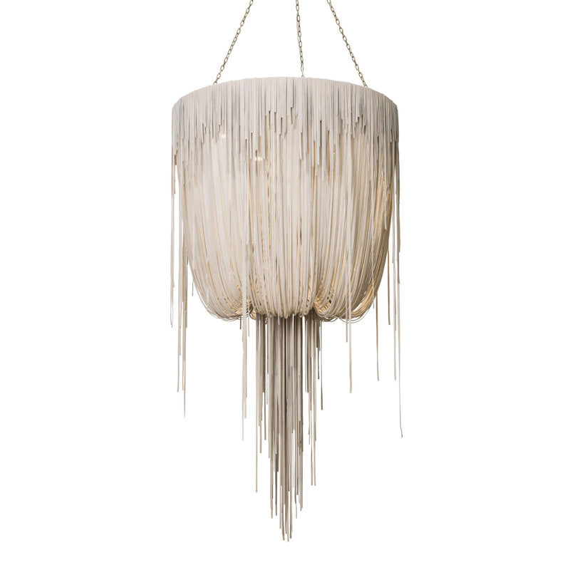 Leather Fringe Chandelier
