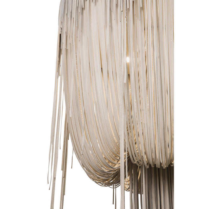 Leather Fringe Chandelier