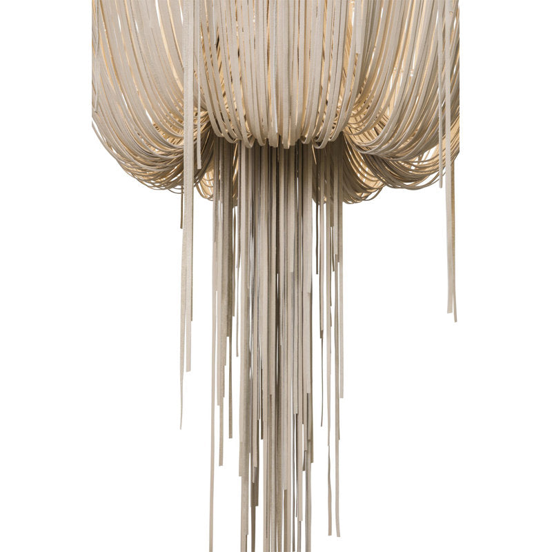 Leather Fringe Chandelier