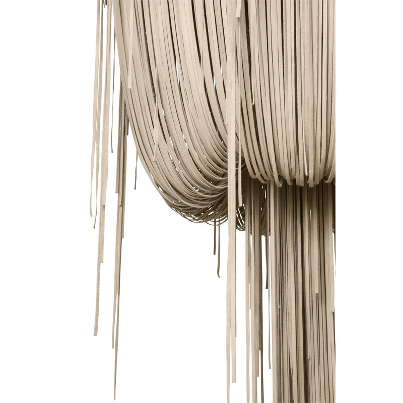 Leather Fringe Chandelier