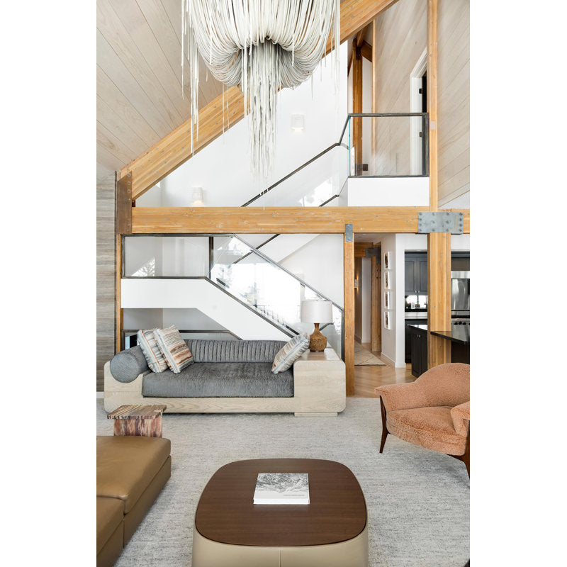 Leather Fringe Chandelier