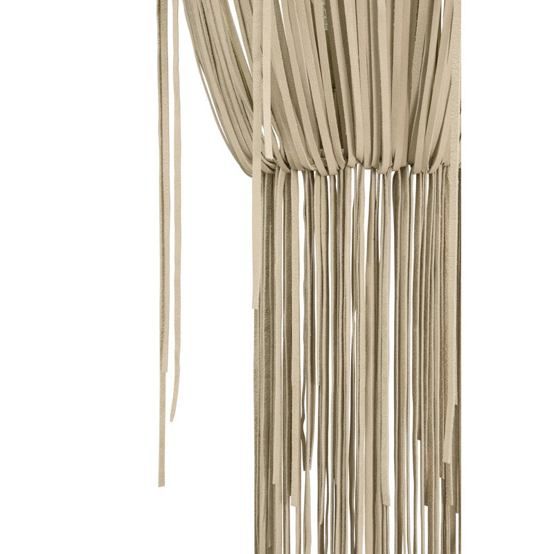 Leather Fringe Wall Sconce