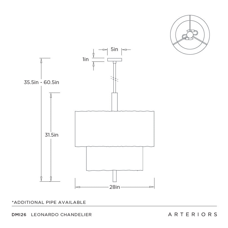 Leonardo 4 - Light Chandelier