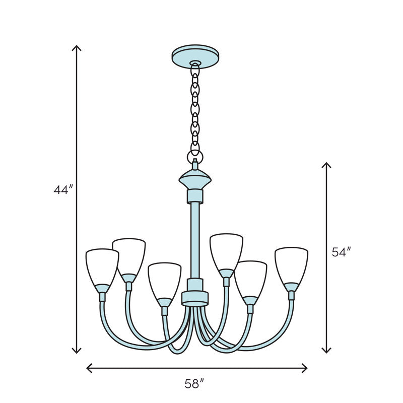 Liaison 16 - Light Chandelier