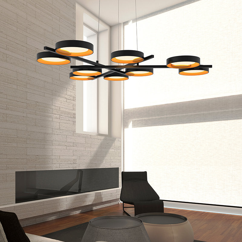 Light Guide Ring 4 - Light LED Chandelier