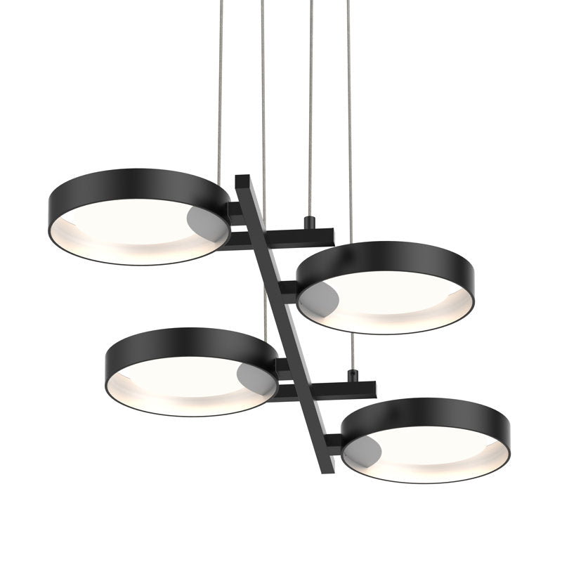 Light Guide Ring 4 - Light LED Chandelier