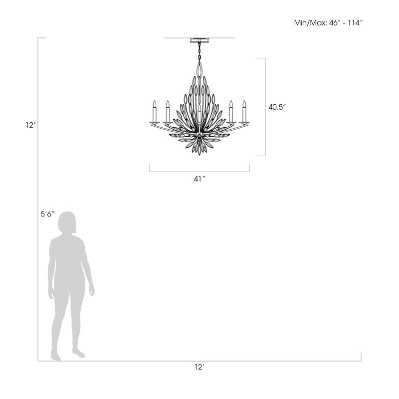 Lily Buds 8 - Light Chandelier