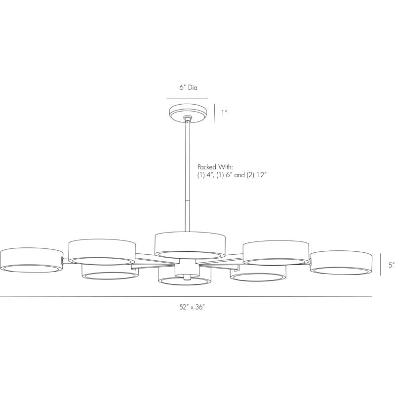 Linus 8 - Light Chandelier