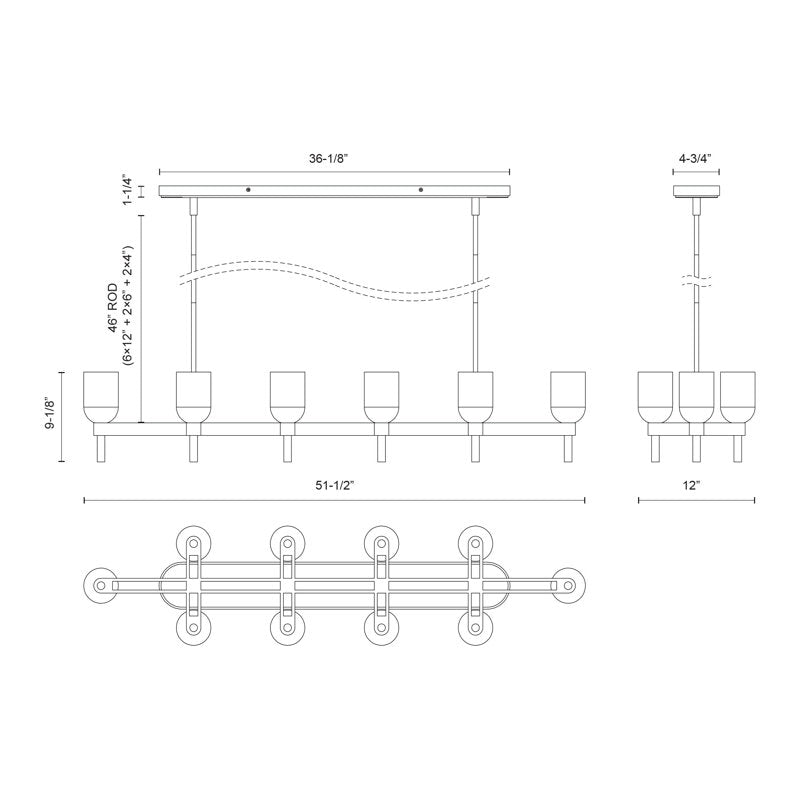Lucian 10 - Light Pendant