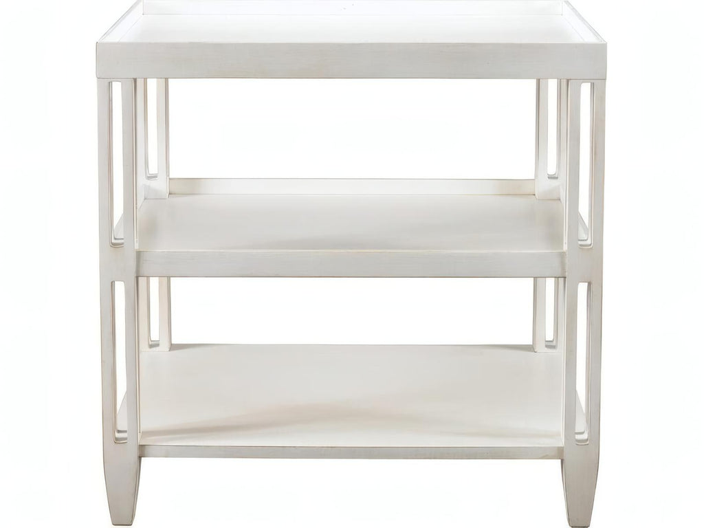 Rennies Rectangular Wood End Table with Maple Veneers