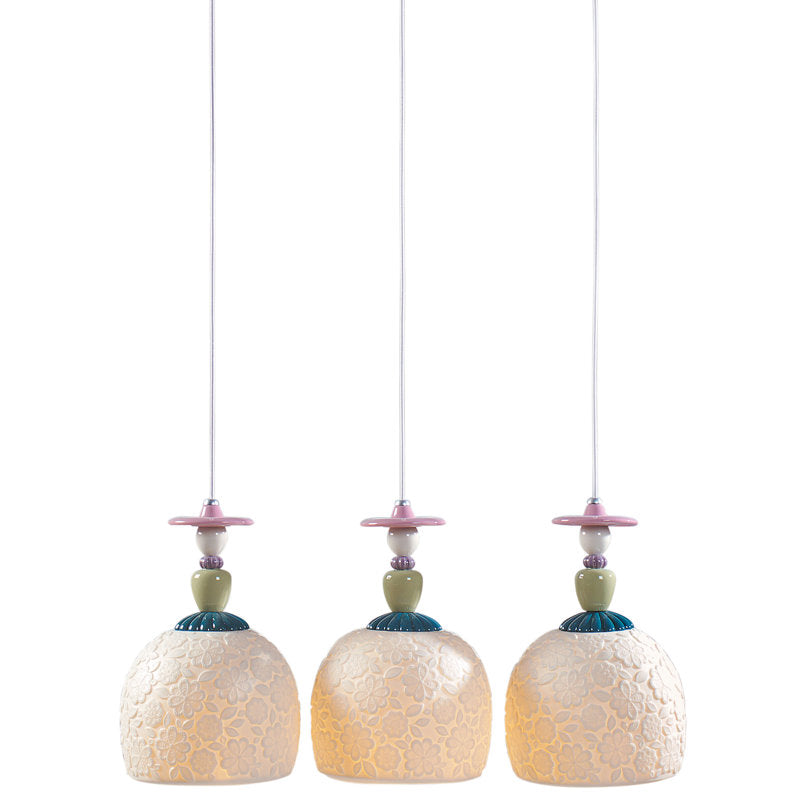 Mademoiselle 3 - Light Kitchen Island Dome Pendant