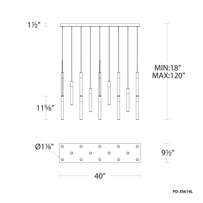 Magic LED Multi-Light Pendant
