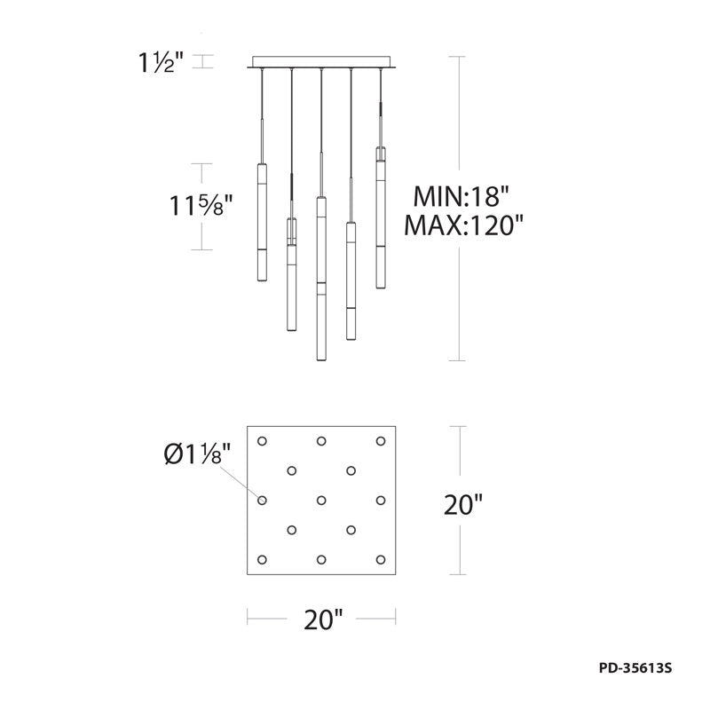 Magic LED Multi-Light Pendant