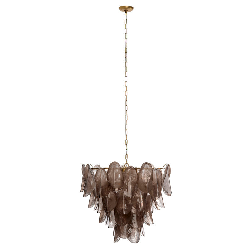 Magnolia 10-Light Quartz Glass Chandelier