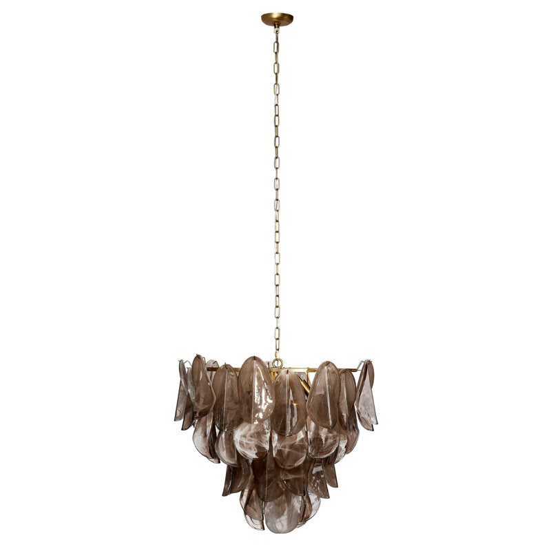 Magnolia 10-Light Quartz Glass Chandelier
