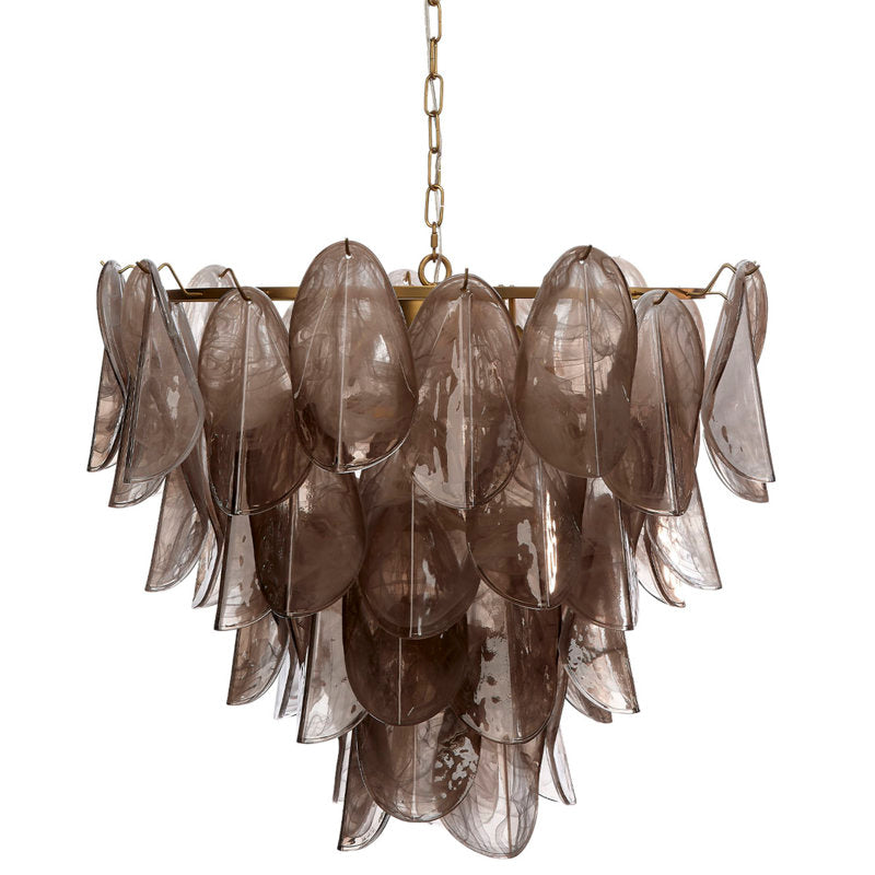 Magnolia 10-Light Quartz Glass Chandelier