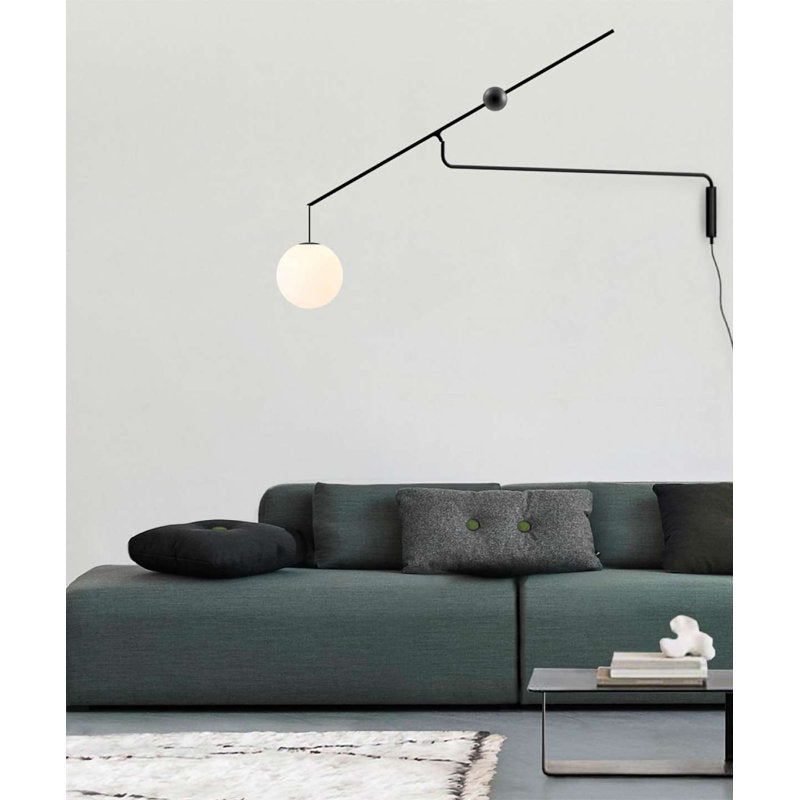 Malamata Steel Armed Sconce