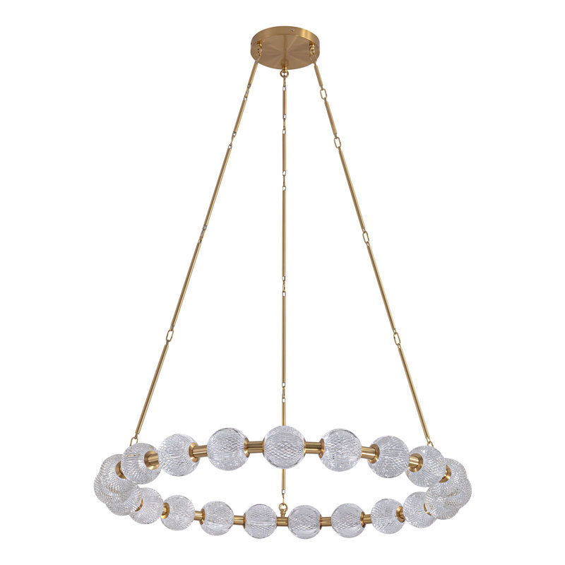 Marni Aluminum/Steel LED Chandelier