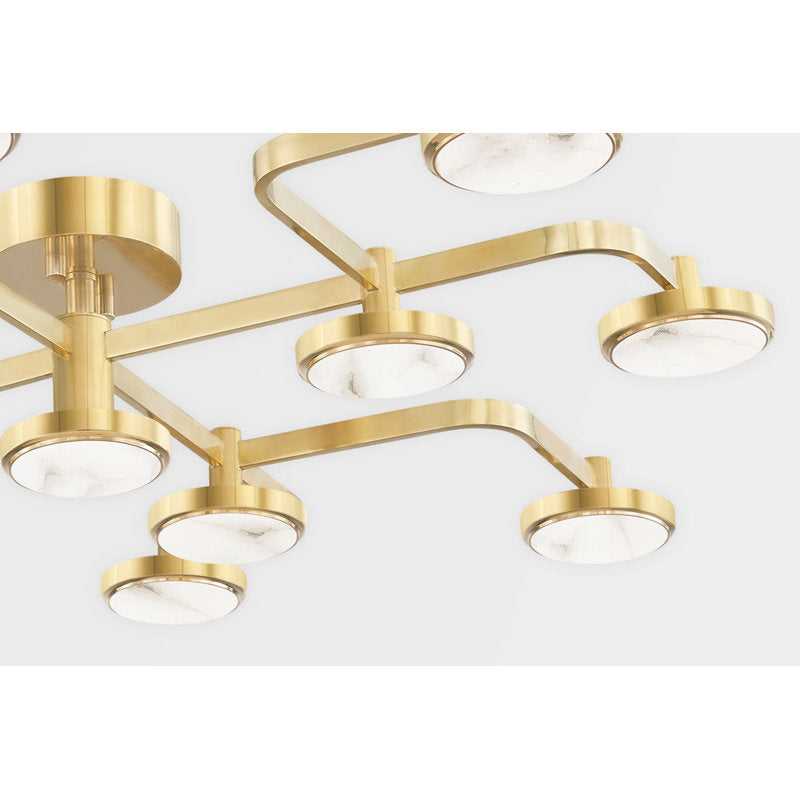 Meander 13 Light LED Chandelier