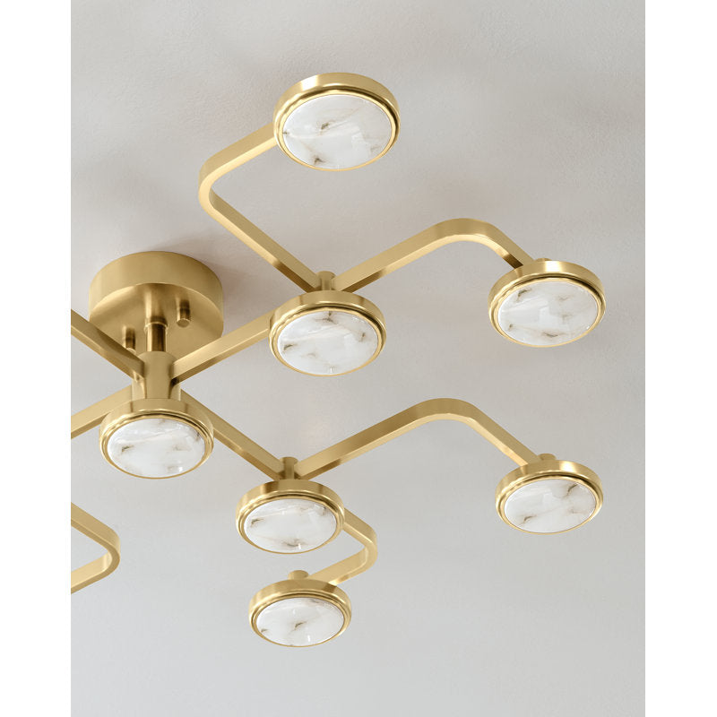 Meander 13 Light LED Chandelier