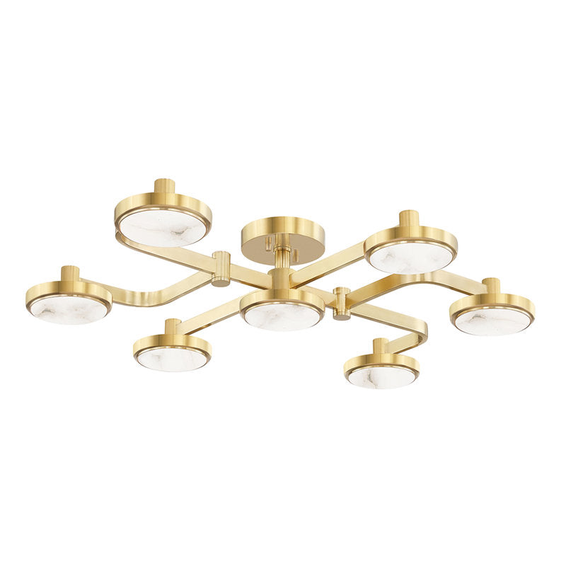 Meander 6 Light LED Chandelier
