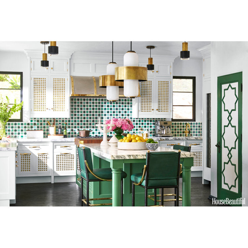 Melrose 4-Light Unique / Statement Geometric Chandelier