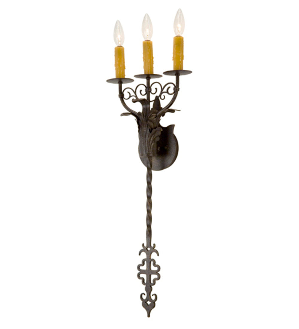 Merano 3 - Light Candle Wall Light