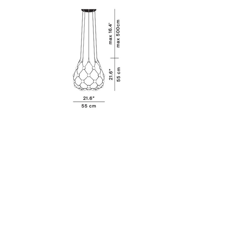 Mesh 1 - Light Unique Global LED Chandelier