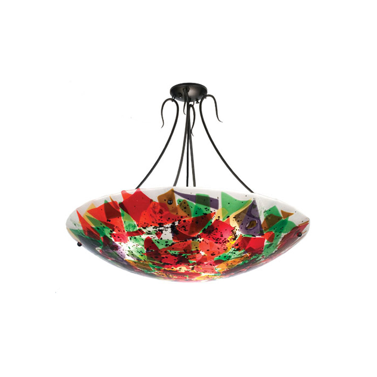 Metro Fusion 3 - Light Semi Flush Mount