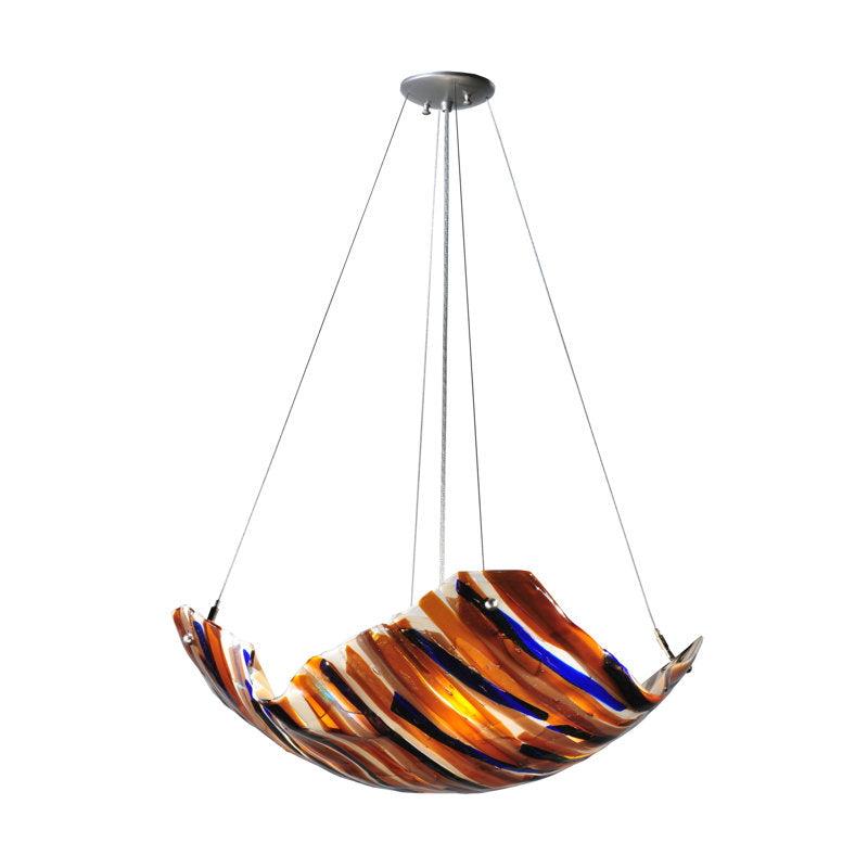 Metro Fusion 4 - Light Glass Chandelier