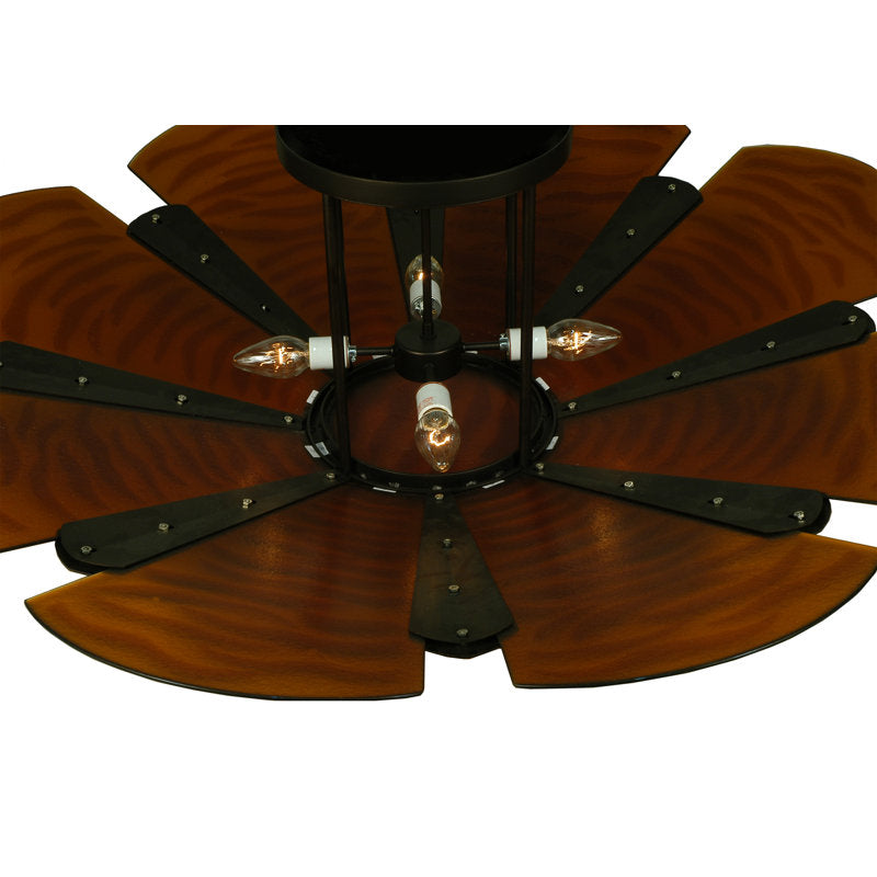 Metro Fusion 6 - Light Semi Flush Mount