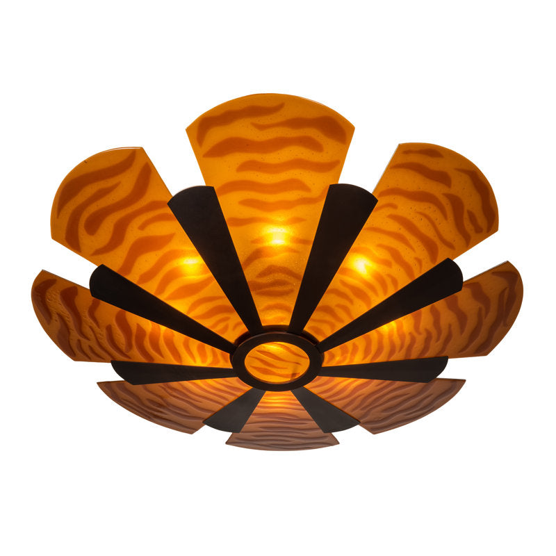 Metro Fusion Elite 6 - Light Semi Flush Mount