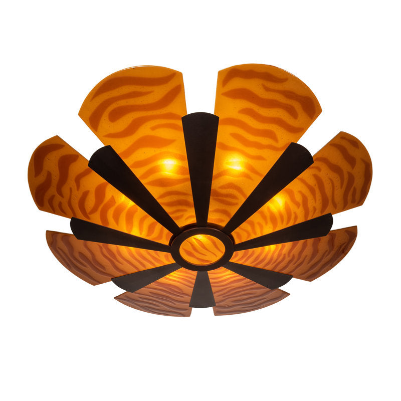Metro Fusion Elite 6 - Light Semi Flush Mount