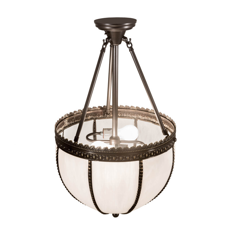 Meyda Tiffany &amp; Stained Glass 2 - Light Semi Flush Mount