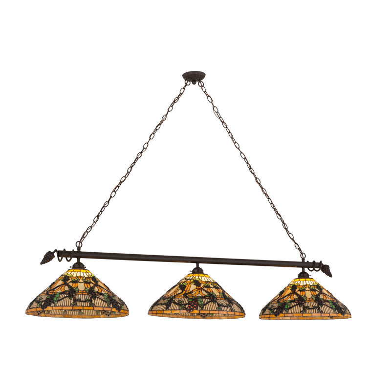 Meyda Tiffany &amp; Stained Glass 3 - Light Pendant
