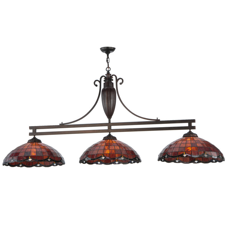 Meyda Tiffany &amp; Stained Glass 3 - Light Pendant
