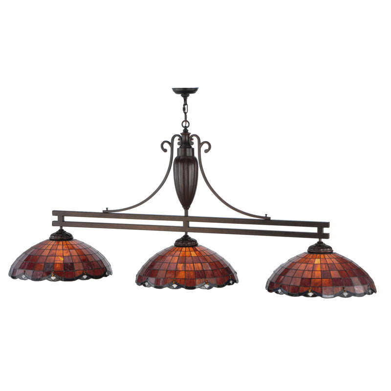 Meyda Tiffany &amp; Stained Glass 3 - Light Pendant