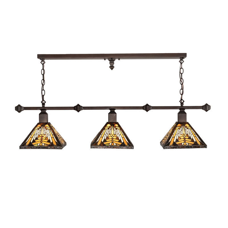 Meyda Tiffany &amp; Stained Glass 3 - Light Pendant