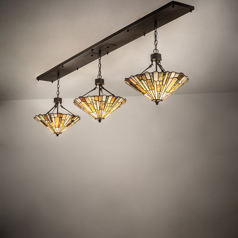 Meyda Tiffany &amp; Stained Glass 3 - Light Pendant